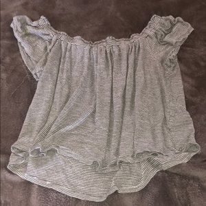 Off the shoulder shirt